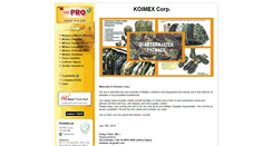 Desktop Screenshot of koimex.com