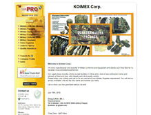 Tablet Screenshot of koimex.com